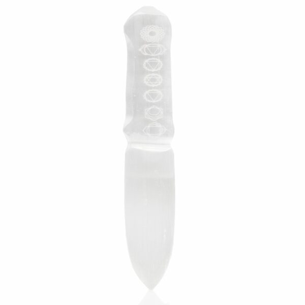 Selenite Ritual Knife - Chakra - Image 2