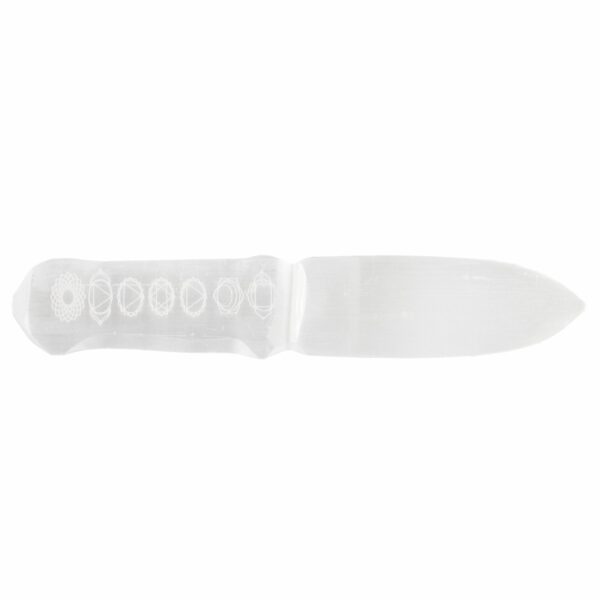 Selenite Ritual Knife - Chakra - Image 3