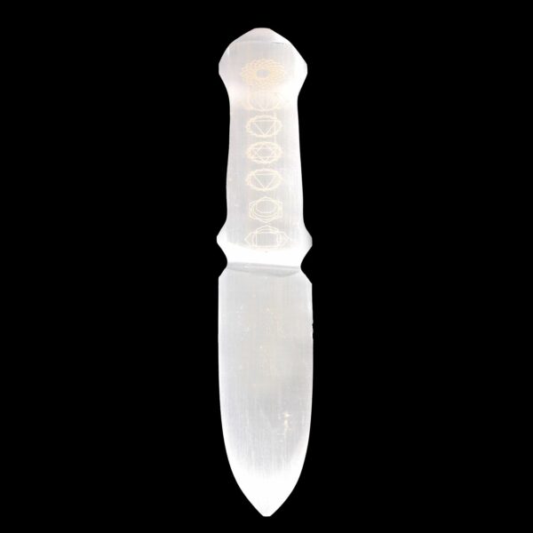 Selenite Ritual Knife - Chakra - Image 5