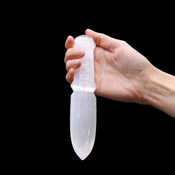 Selenite Ritual Knife - Chakra - Image 6