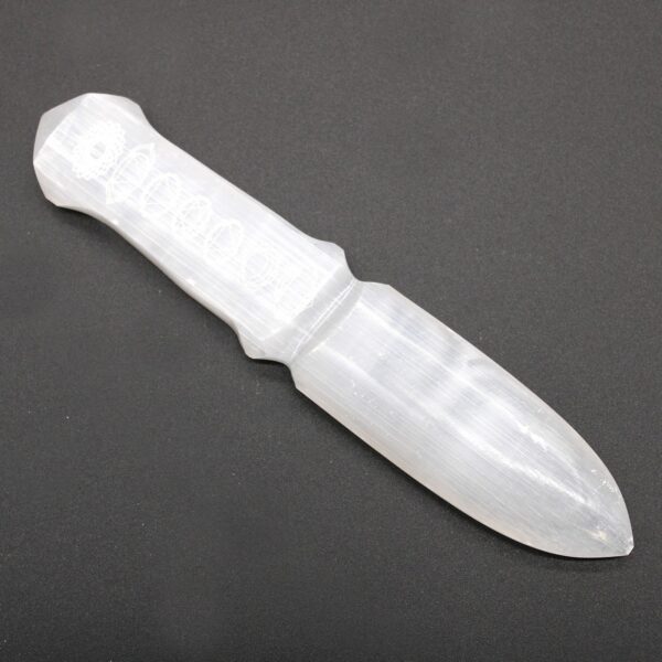 Selenite Ritual Knife - Chakra - Image 7