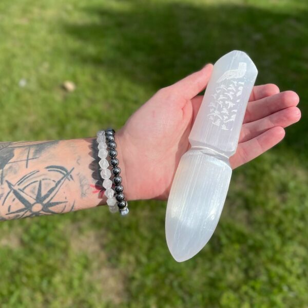 Selenite Ritual Knife - Releasing Bonds - Image 5