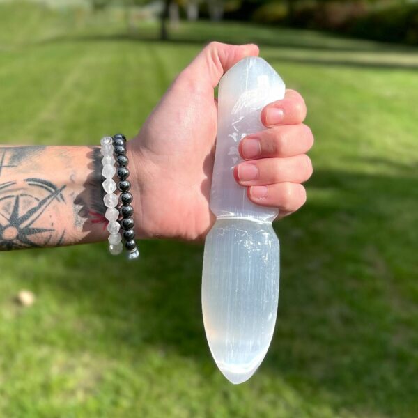 Selenite Ritual Knife - Releasing Bonds - Image 6