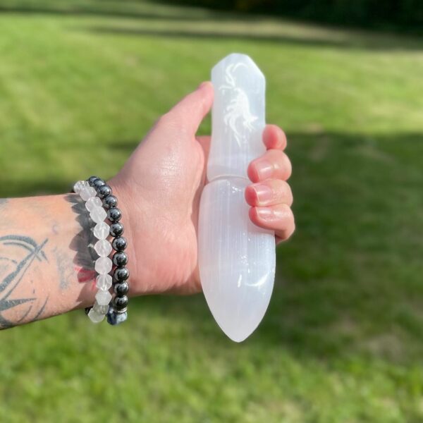 Selenite Ritual Knife - Letting go of the past - Image 5