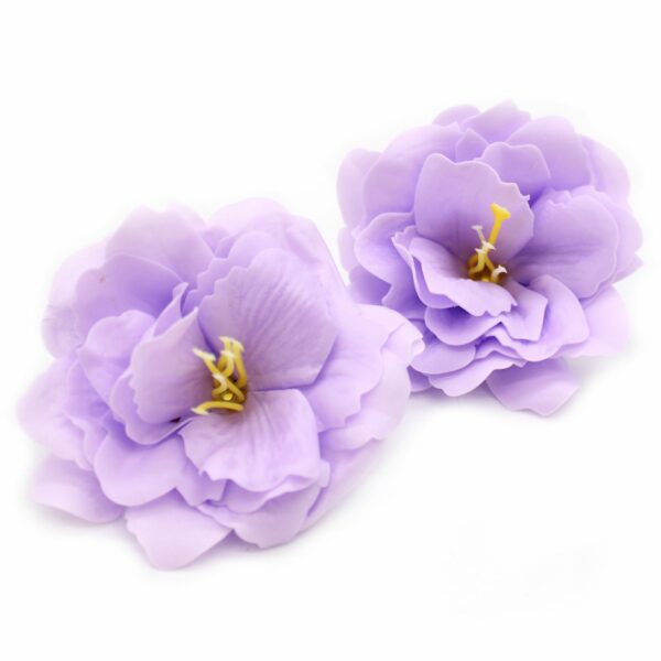 Craft Soap Flower - Small Peony - Purple - Image 2