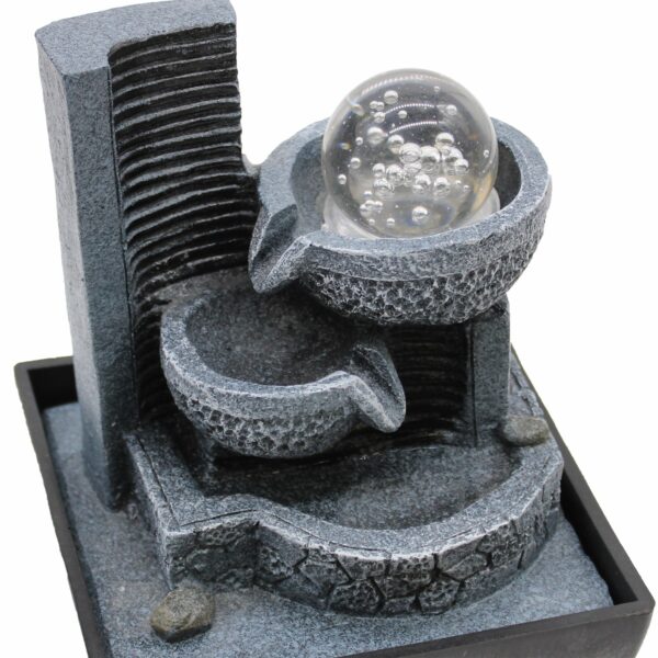 Tabletop Water Feature - 18cm - Relaxing Pouring Pots - Image 2
