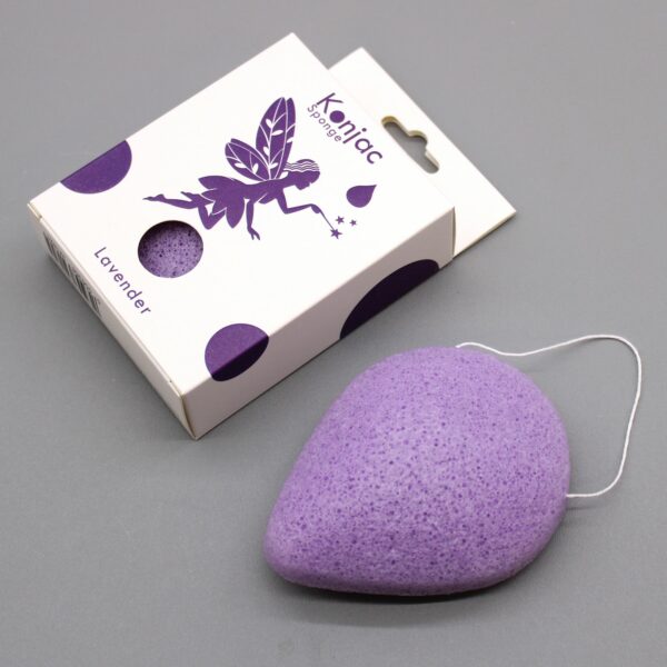 Teardrop Konjac Sponge - Lavender - Calming - Image 5