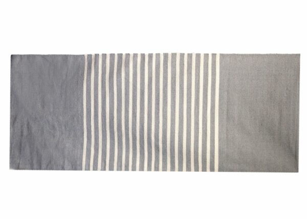 Indian Cotton Rug - 70x170cm - Grey - Image 6