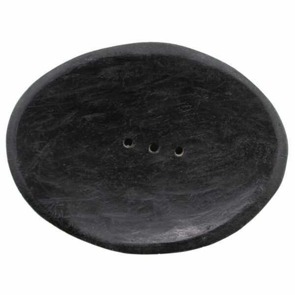 Oval Black Marble Soap Dish - Image 2