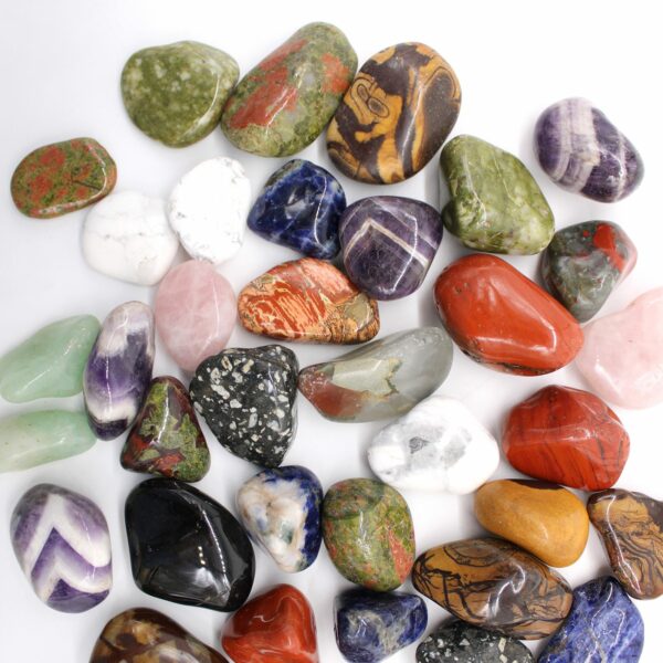 Medium African Tumble Stones - Light Jasper - Brecciated - Image 2