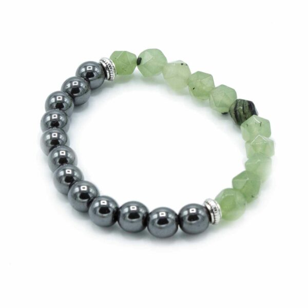 Faceted Gemstone Bracelet - Magnetic Jade - Image 3