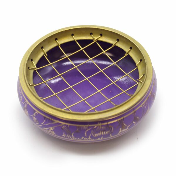 Chakra Charcoal Incense Jar - Crown - Image 2