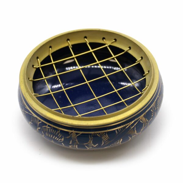 Chakra Charcoal Incense Jar - Throat - Image 4