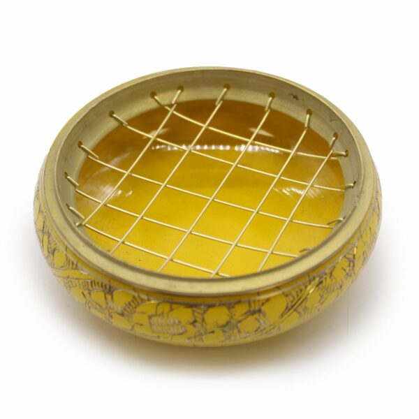 Chakra Charcoal Incense Jar - Solar Plexus - Image 4