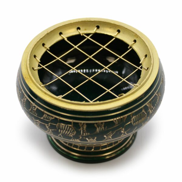 Chakra Tall Charcoal Incense Jar - Heart - Image 5