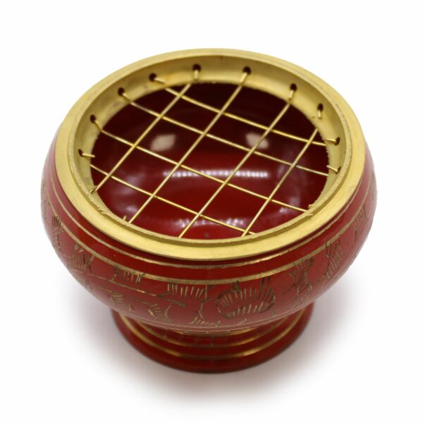 Chakra Tall Charcoal Incense Jar - Sacral - Image 5