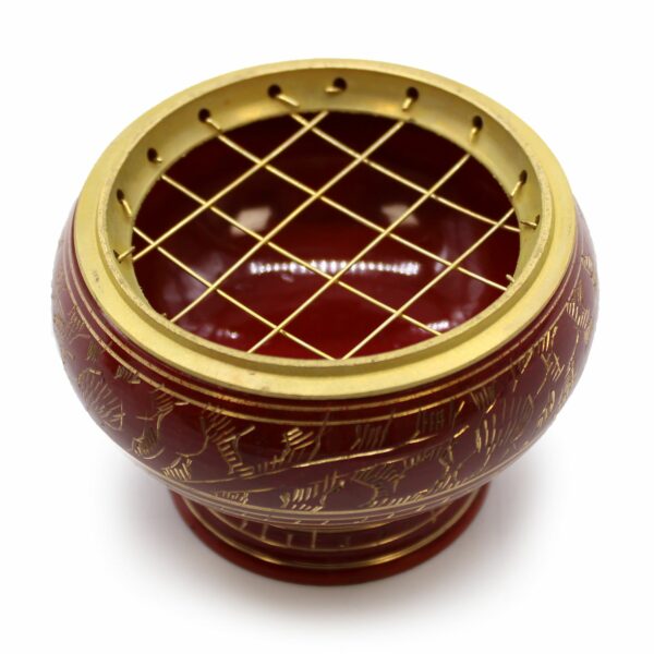 Chakra Tall Charcoal Incense Jar - Root - Image 5