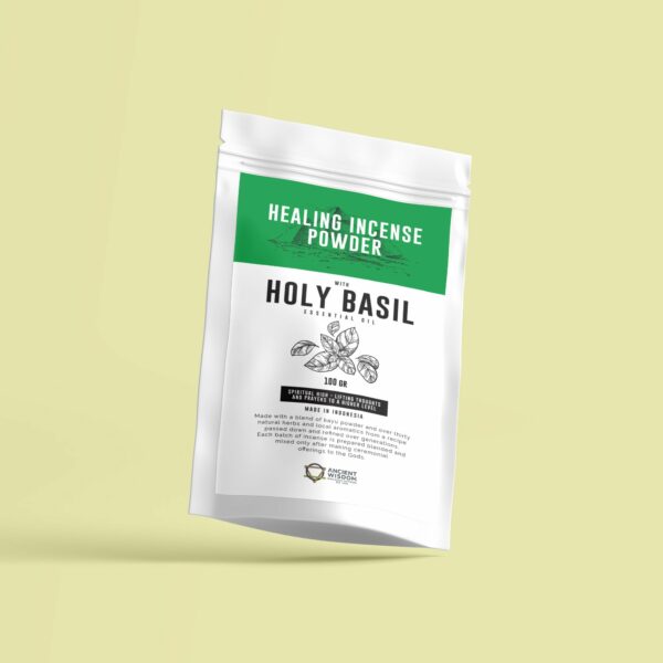 Healing Incense Powder - Holy Basil 100gm - Image 2