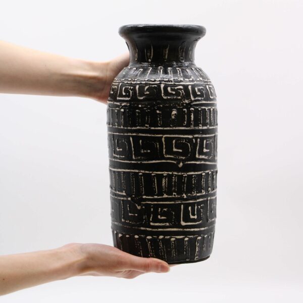 Greek Straight Vase - Chocolate - Image 4