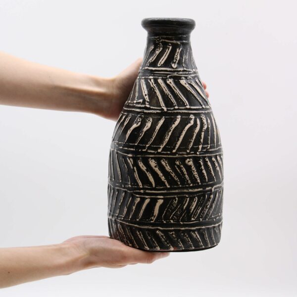 Greek Taper Vase - Chocolate - Image 6