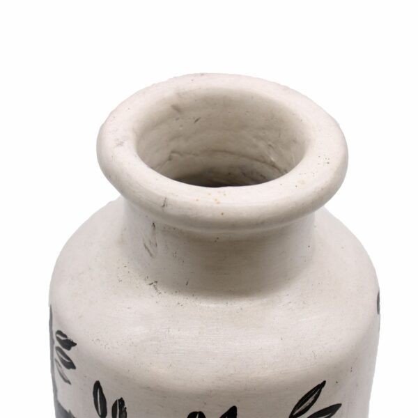 Bamboo Motif Straight Vase - Natural - Image 6