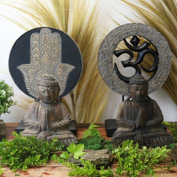 Buddha Feng Shui Set - Hamsa - Grey - Image 6