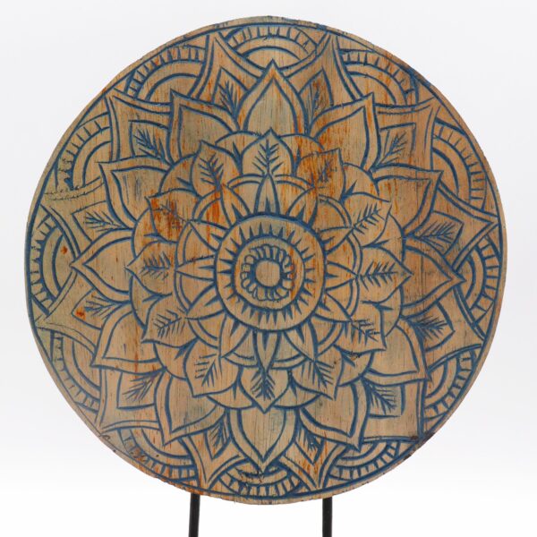 Buddha Feng Shui Set - Flower Mandala - Blue - Image 3