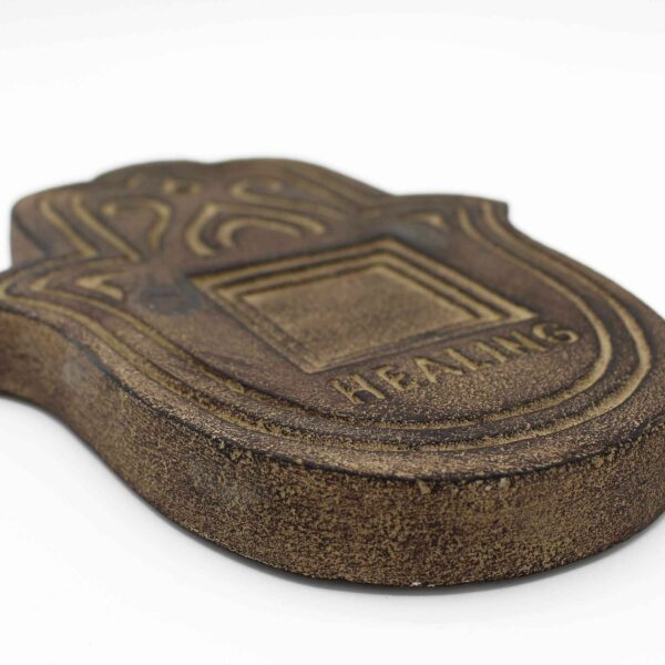 Healing Incense Plate - Antique Stone Effect - Image 3