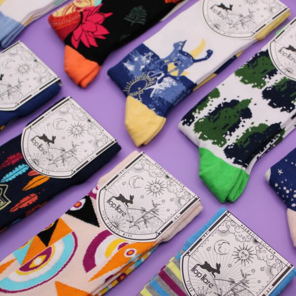 Hop Hare Bamboo Socks S/M - Meditation  - Image 3