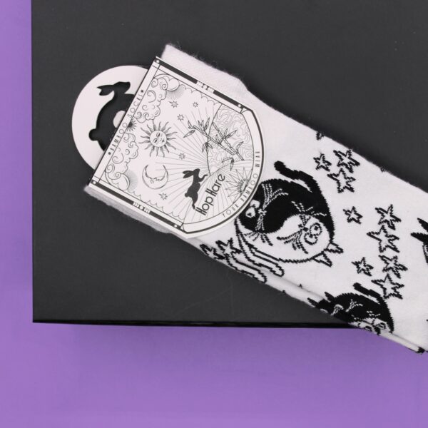 Hop Hare Bamboo Socks S/M - Ying Yang - Image 7