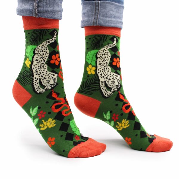 Hop Hare Bamboo Socks S/M - Bali Jungle - Image 5