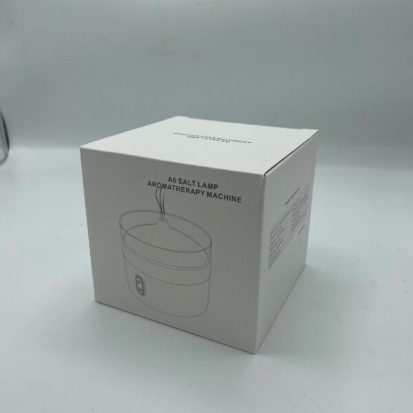 Himalayan Salt  Aroma Diffuser - Night Light - USB-C - Flame Effect ( salt included) - Image 2