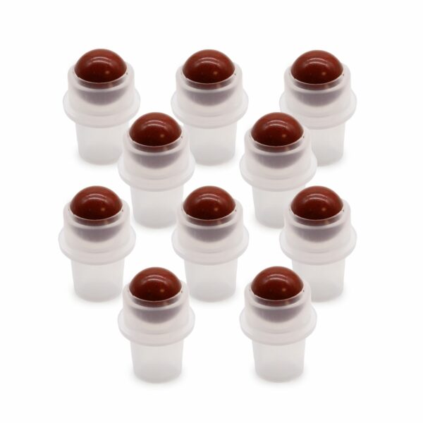 Gemstone Roller Tip for 5ml Bottle - Red Jasper - Image 2