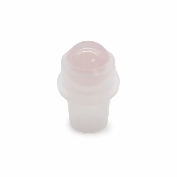 Gemstone Roller Tip for 5ml Bottle - Rose Quartz - Image 2