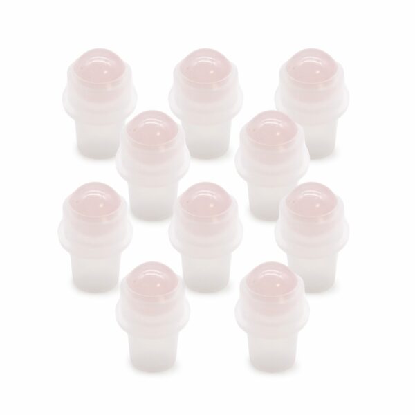 Gemstone Roller Tip for 5ml Bottle - Rose Quartz - Image 3