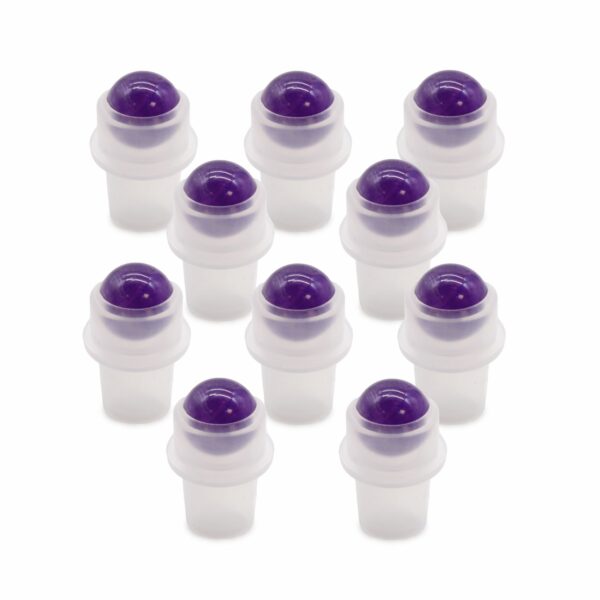 Gemstone Roller Tip for 5ml Bottle - Amethyst - Image 2