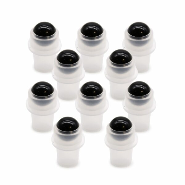 Gemstone Roller Tip for 5ml Bottle - Black Tourmaline - Image 2