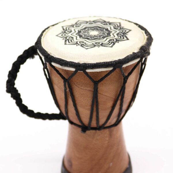 Mandala Wide Top Djembe Drum - 15cm - Image 3