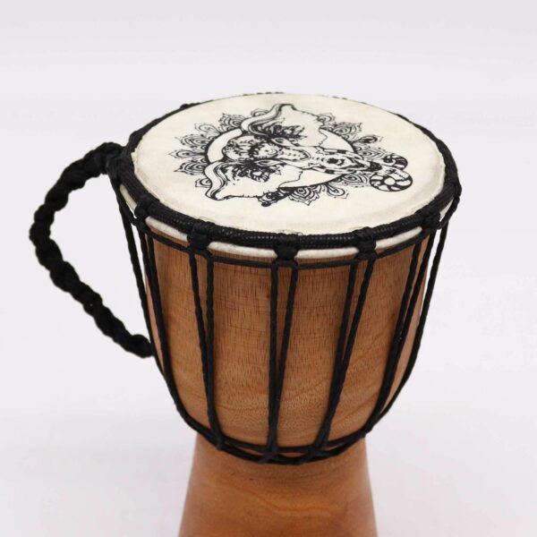 Elephant Wide Top Djembe Drum - 20cm - Image 3