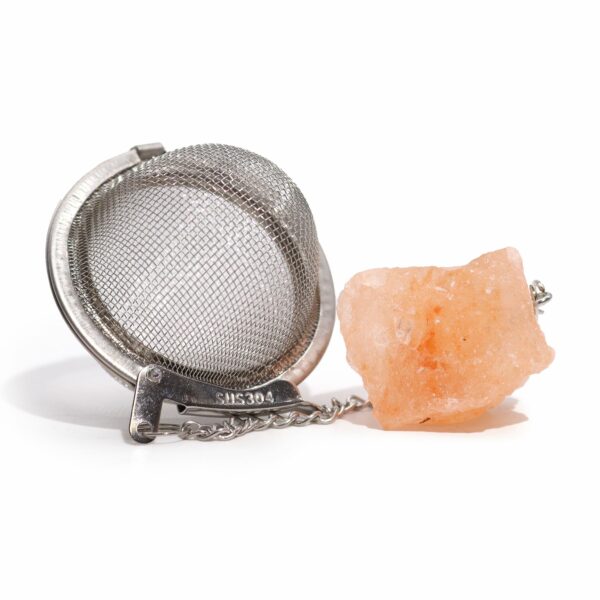 Raw Crystal Gemstone Tea Strainer - Carnelian - Image 6