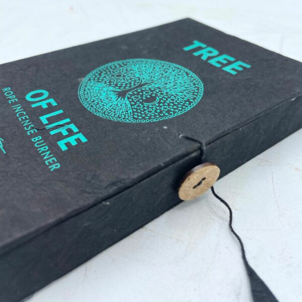 Rope Incense and Silver Plated Holder Set - Tree of Life - Image 7