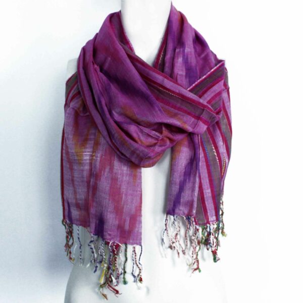 Indian Boho Scarves - 22x72cm - Random Blues - Image 3