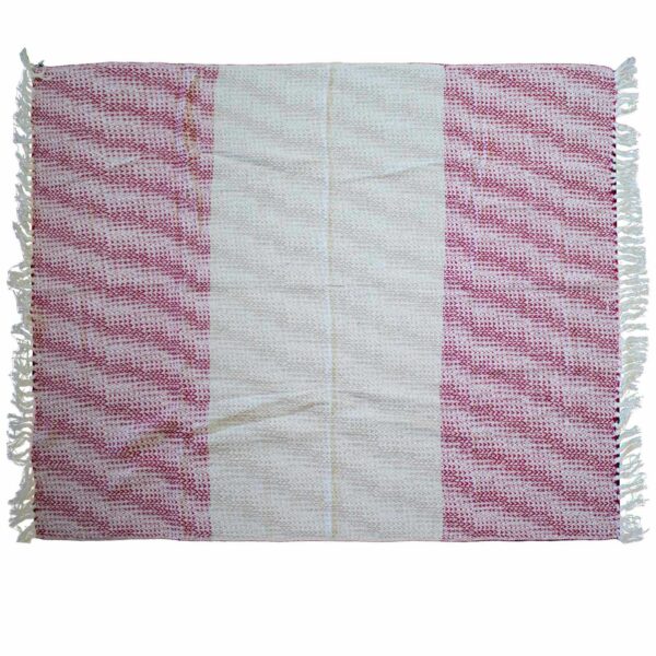 Boho Comfort Throws - 125x150cm - Ruby Two Tone - Image 3