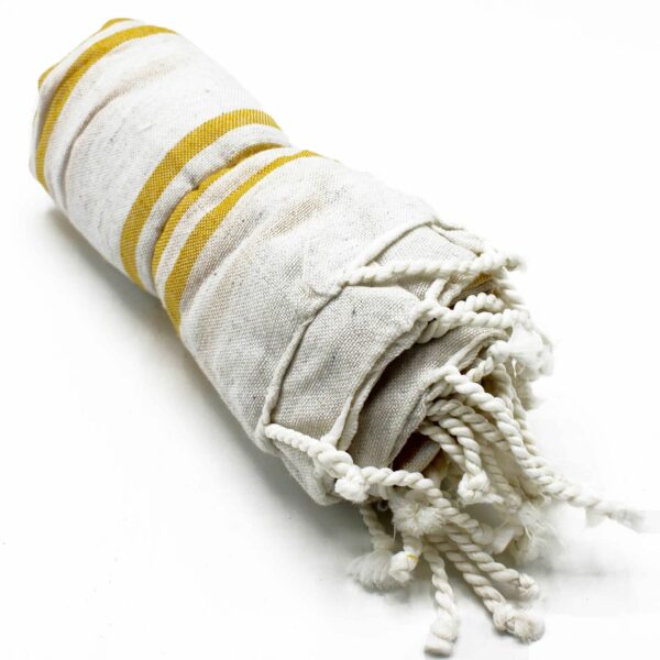 Hamman Spa Towel - Sunrise Yellow - 90x170cm - Image 2