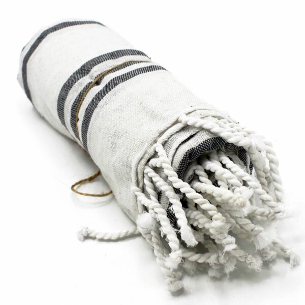 Hamman Spa Towel - Charcoal - 90x170cm - Image 2