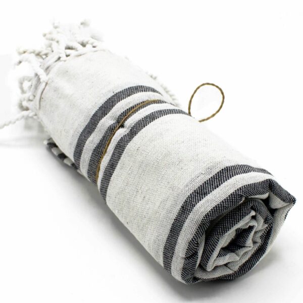 Hamman Spa Towel - Charcoal - 90x170cm - Image 3