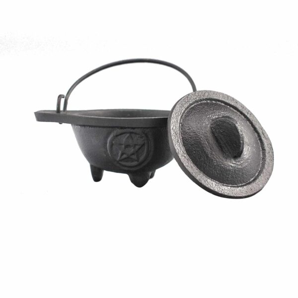 Cast Iron Cauldron with Pentagon 5x9cm - Image 2