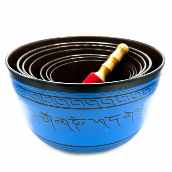 Large Chakra Set of Seven Singing Bowls (19.5-35cm) - Image 3