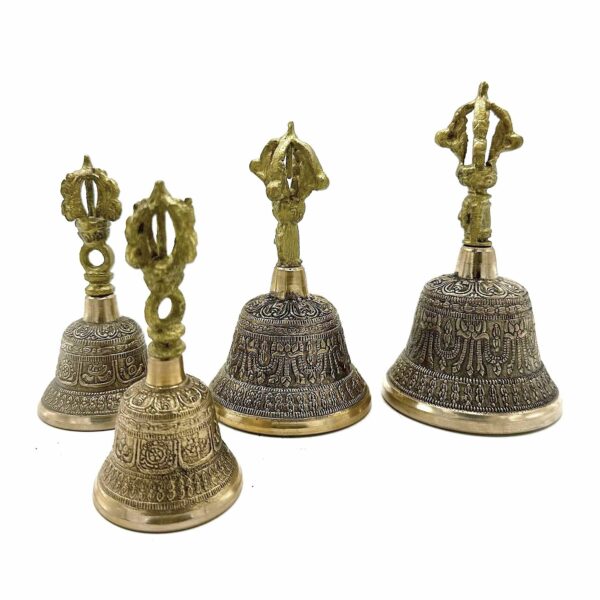 Large Tibetan Tingsha Bell - 8x15cm - Image 3