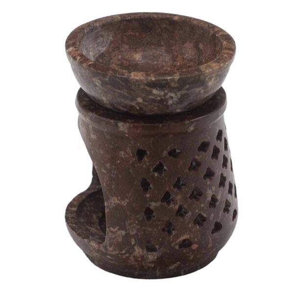 Small Soapstone Oil Burner 8cm - Classic - Image 3